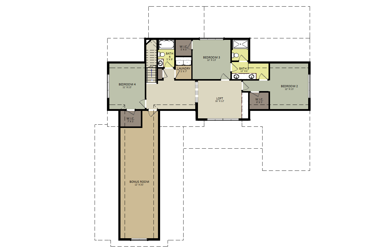Fleming Second Floor Floor Plan